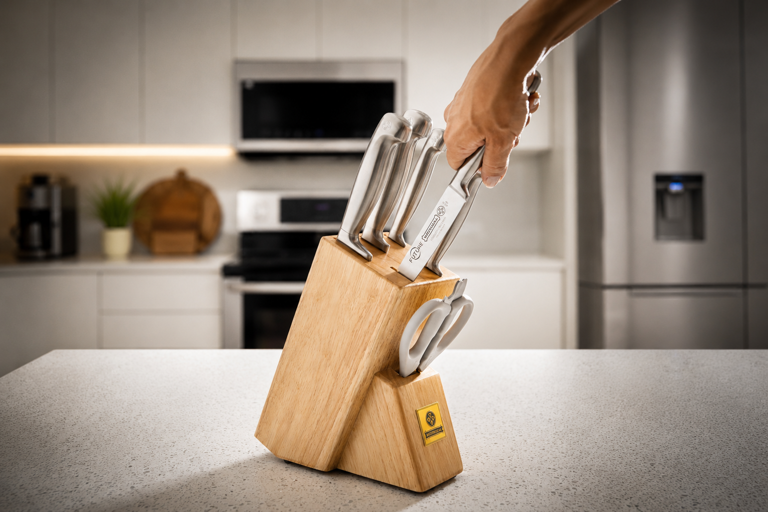 食器   Enchantment set Amazon.com: Mundial FUTURE 7-Piece Knife Block Set with take-a